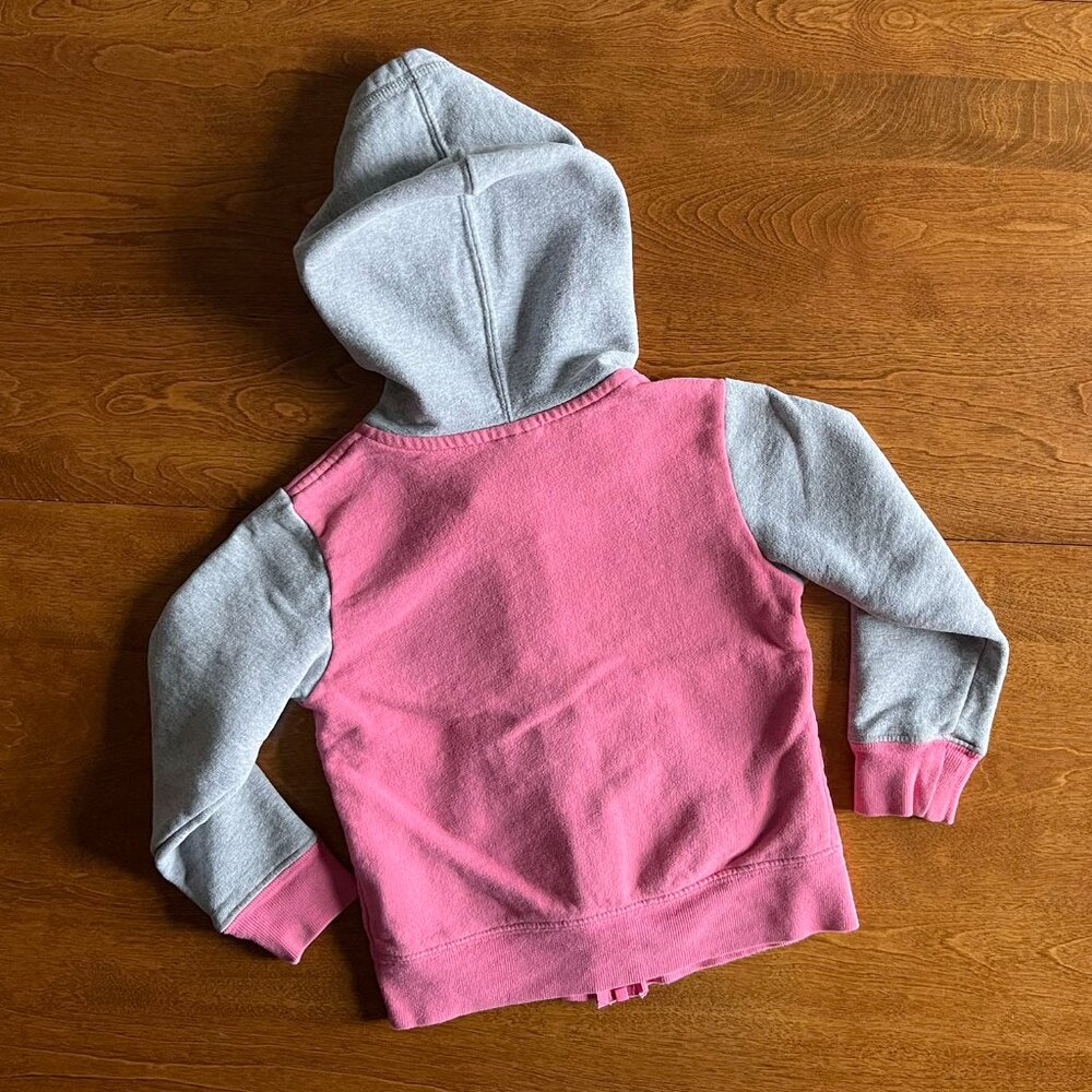 The North Face pink and gray hoodie 3T - Picture 7 of 7